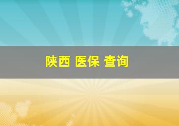 陕西 医保 查询